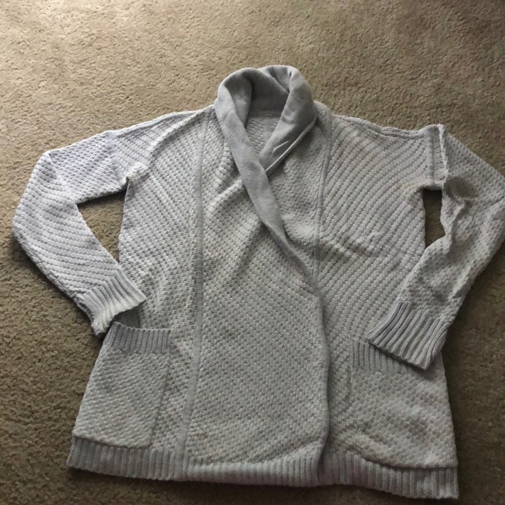 lululemon athletica Gray Cardigan Sweater